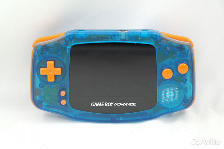 Gameboy Advance Custom Crystal Blue RGB IPS