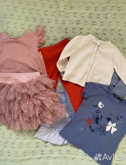 Пакет брендовых вещей на девочку 2 года