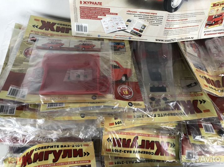 Hachette - коллекция. ваз - 2101 1:8 Выпуски 1-82
