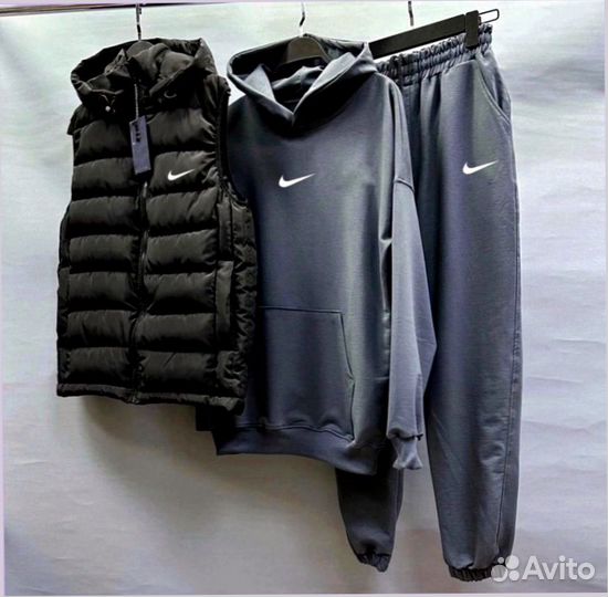 Спортивный костюм Худи Жилетка Штаны nike Adidas