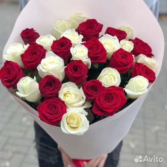 Цветы розы букет