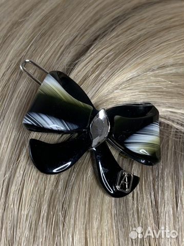 Заколка Alexandre de Paris. Бантик со Сваровски