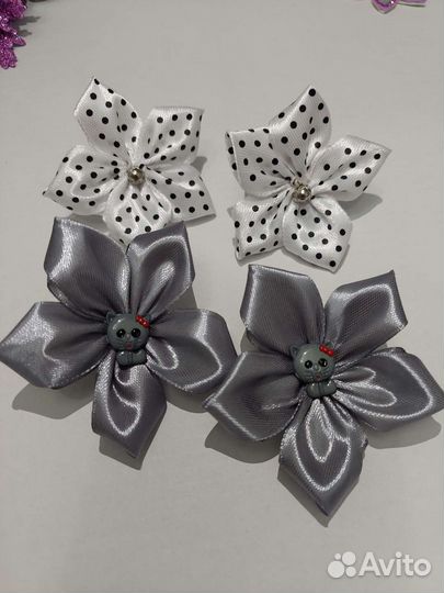 Бантики для волос Котята