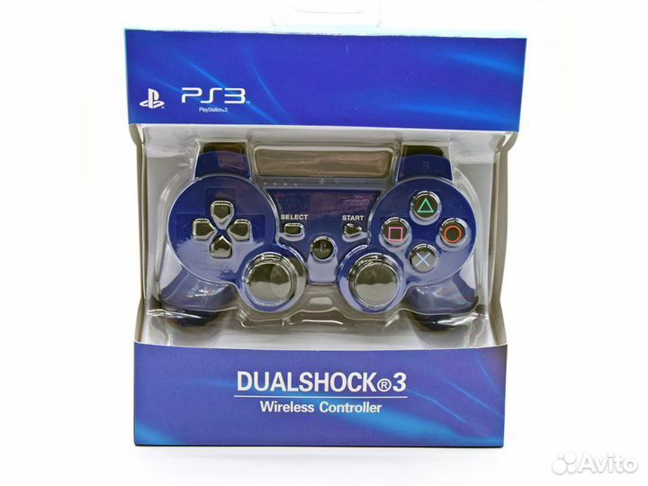 Геймпад беспроводной Dualshock 3 (синий)