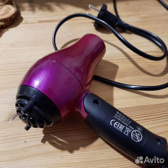 Фен дорожный новый