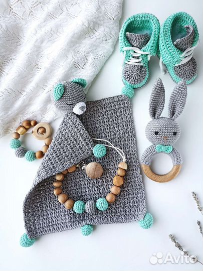 Погремушка грызунов, пинетки