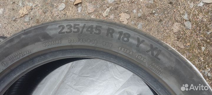 Continental ContiPremiumContact 6 4/8.5 R18 25G