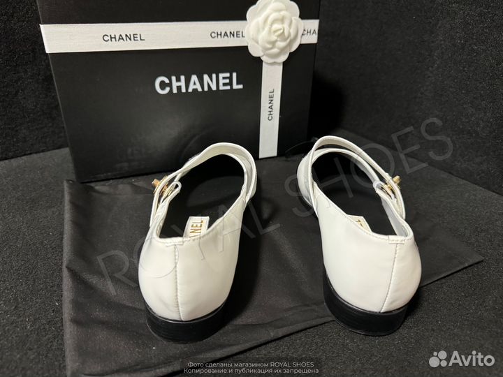 Туфли босоножки женские Chanel Mary Janes