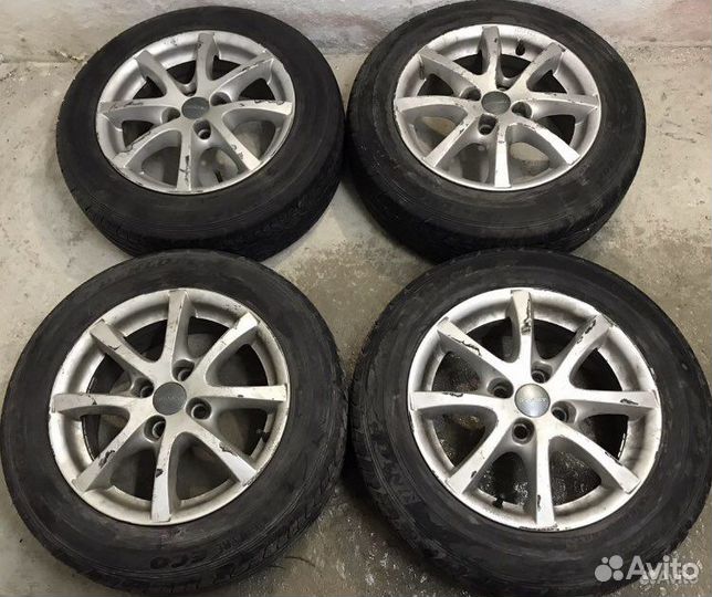 185/65/15 Dunlop, (4x100/цо63.3) Borbet