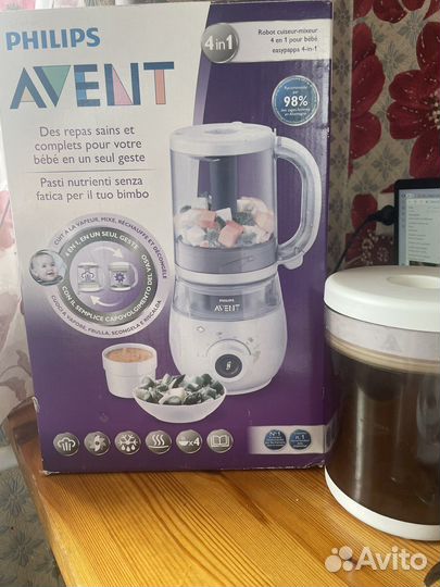 Пароварка блендер philips avent 4 в 1