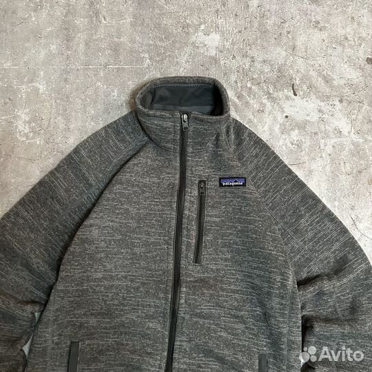 Серая флисовая куртка Patagonia Full Zip Оригинал