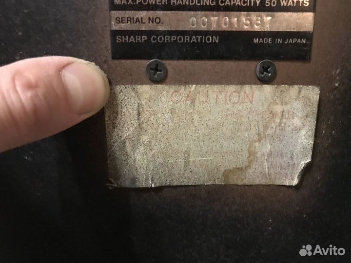 Музыкальная колонка sharp