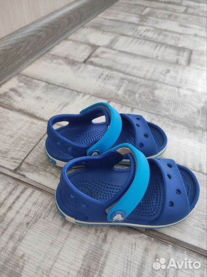 Сандалии crocs c5 синие