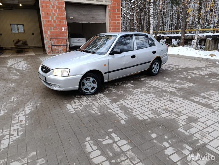Hyundai Accent 1.5 МТ, 2005, 367 425 км