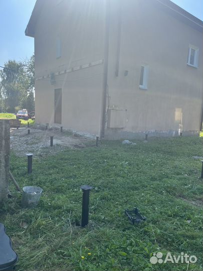 Установка винтовых свай подключ