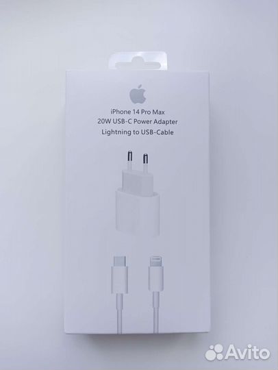 Блок с кабелем iPhone 20W