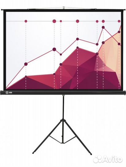 Экран Cactus 180x180см Triscreen