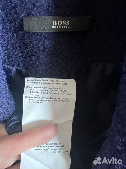 Пальто Hugo Boss шерсть 44-46 новое