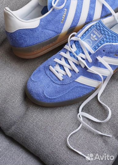 Кроссовки Adidas Gazelle indoor blue оригинал