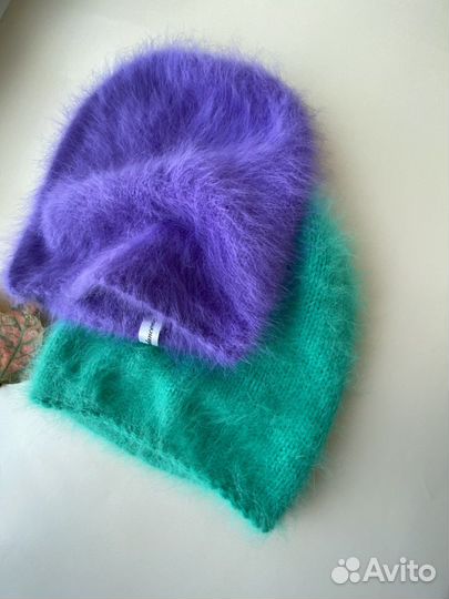 Шапка женская вязаная ручная работа