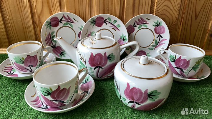 Сервиз Мадонна kahla Тюльпан Вербилки СССР