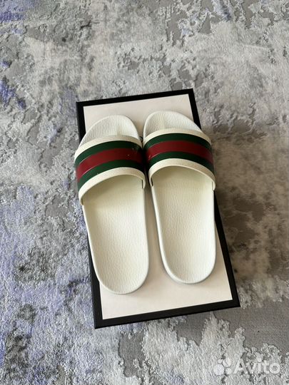 Тапочки Gucci GG Flops Оригинал