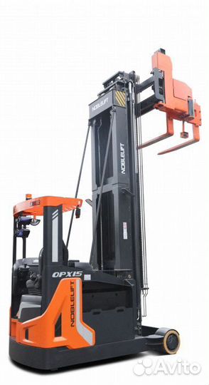 Узкопрозодный штабелер OPX15 Triplex mast (Литий 600Ач, FFL, fully AC, with EPS, Fingertip control