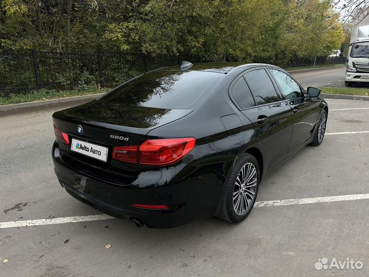 BMW 5 серия 2.0 AT, 2018, 104 500 км