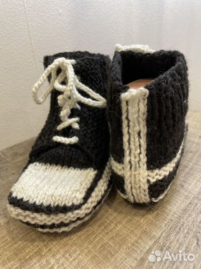 Носки-кеды вязаные следки