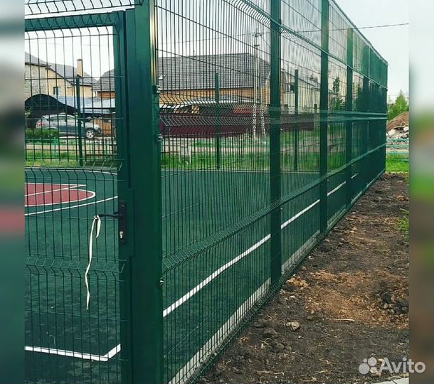 Сетка для забора 3d