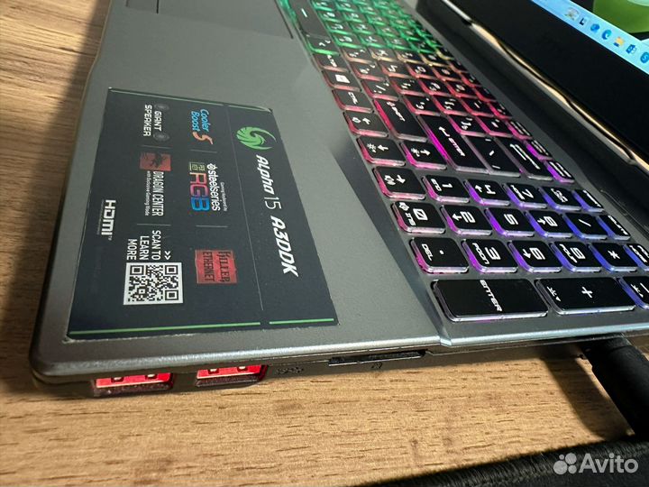 Игровой ноутбук msi alpha 15 A3DDK RU