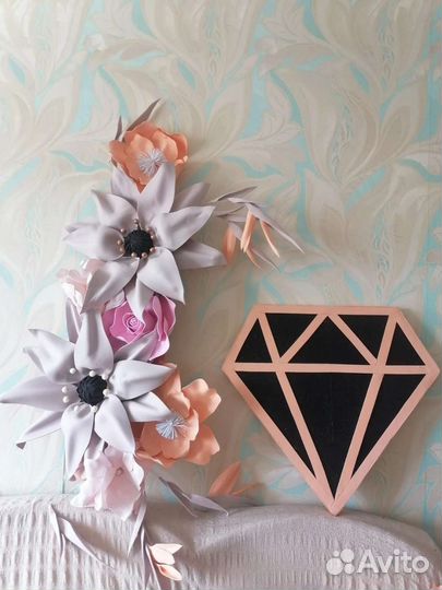 Декор на стену, украшение витрин