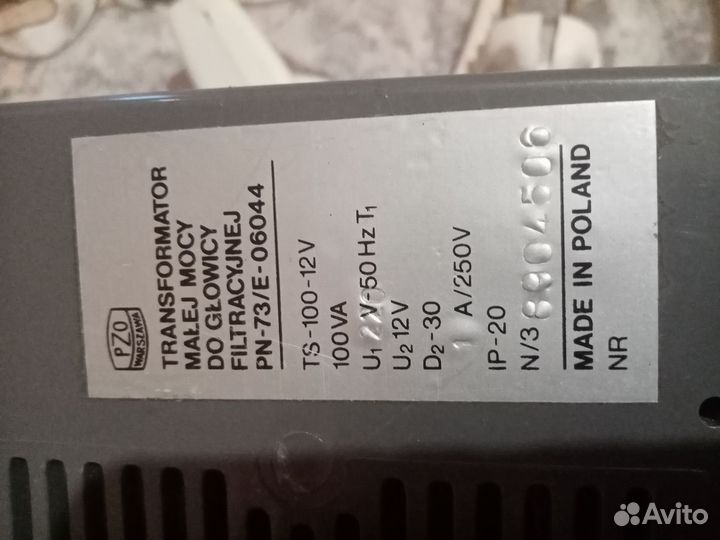 Понижающий трансформатор тс 100 12в