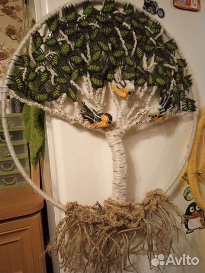 Поделки из джута И цветных ниток