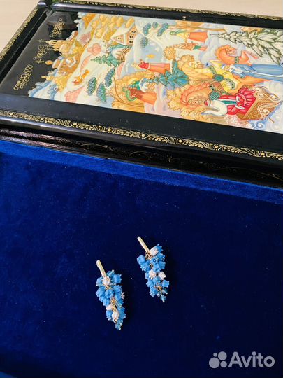 Серьги- ландыши