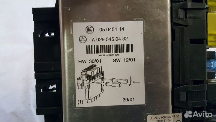 Передний левый sam блок мерседес w220 a0295450432