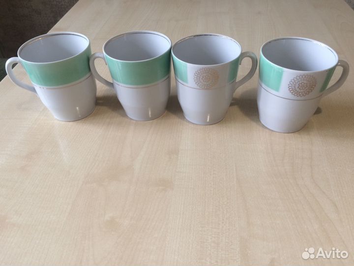 4 бокала СССР по 350 мг