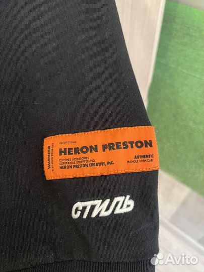 Лонгслив стиль heron preston