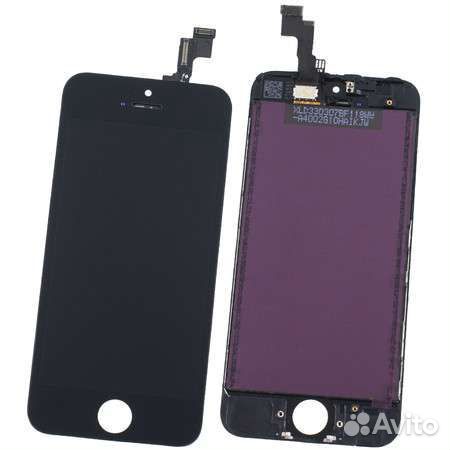 Дисплей для Apple iPhone 5S черный (Premium)