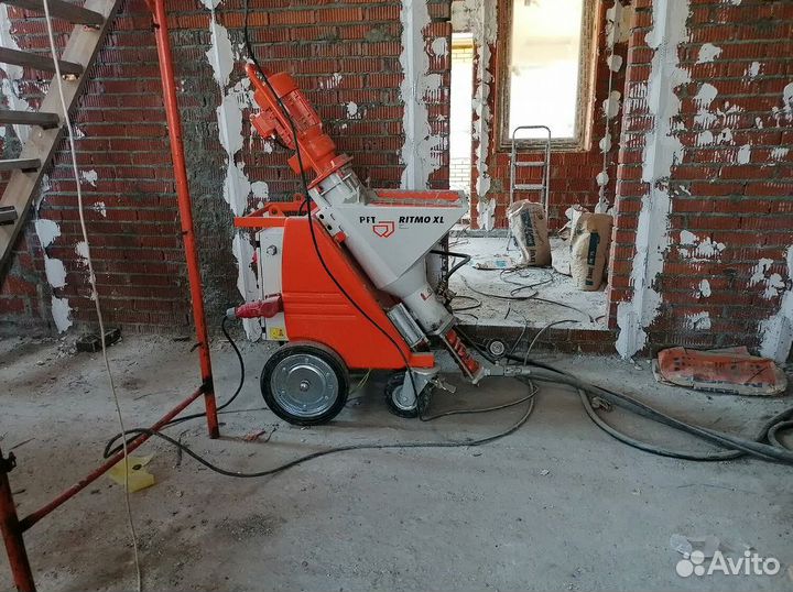 Механизированная штукатурка стен с заботой