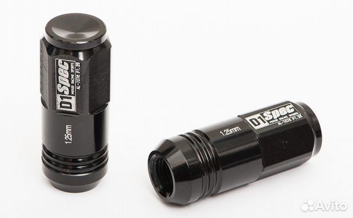 Гайки D1 Spec Racing Nut M12x1.25 (Черный)