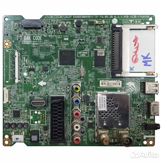 LC43B/LD43B/LB43T EAX65388006(1.0) EBU62356101 для