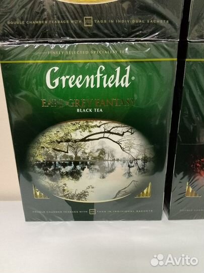 Чай пакетированный Greenfield. 100 пакетиков