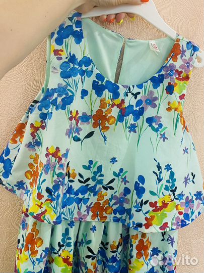 Летнее платье для девочки 134 /140