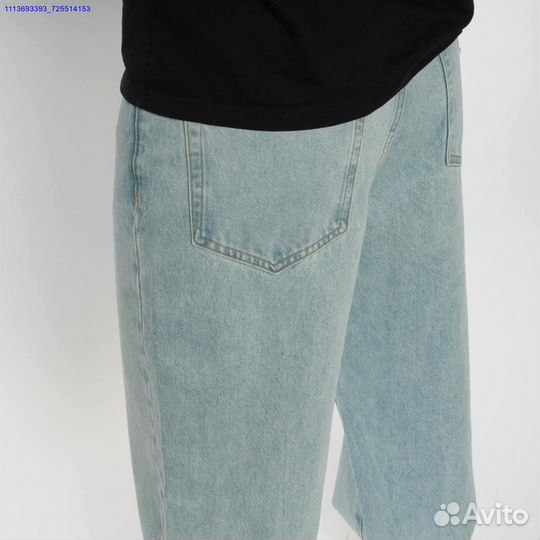 Джинсы Supreme New York Baggy Jeans голубые