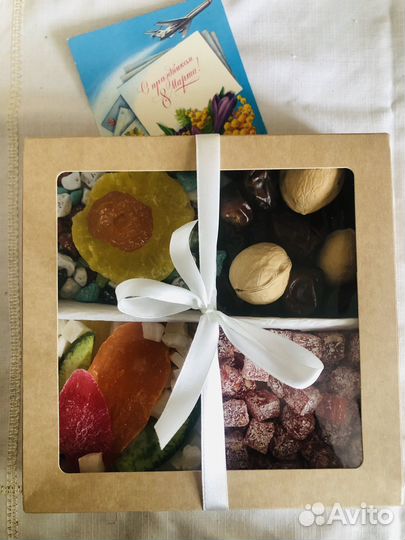 Сладкие подарки из вкусных цукатов, орехов