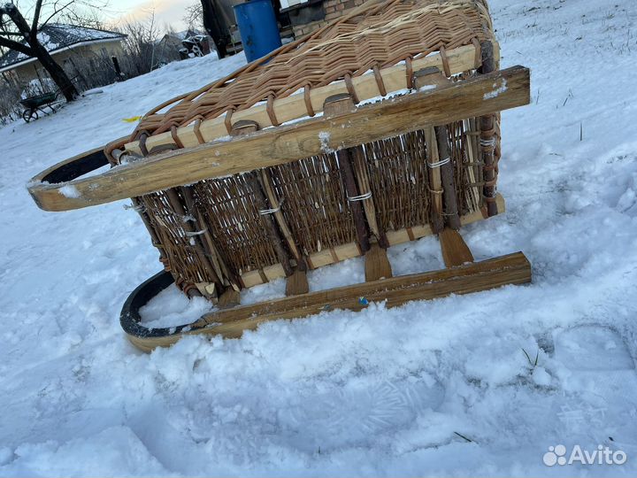 Сани деревянные