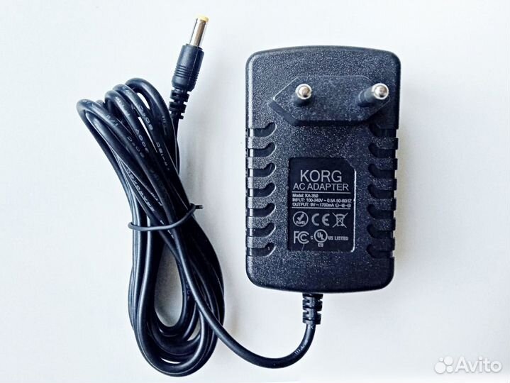 Блок питания для Korg KA-350 / 9V 1.7A / длина 2м