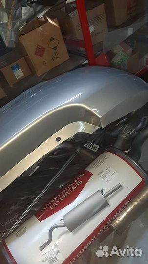 Бампер калина 1118 задний крашеный серо-бежевый