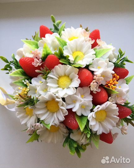 Мыло ручной работы,букет из мыла